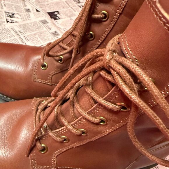 J.Crew Tall Leather Riding Boots – Classic Chestnut Brown – Size 7.5 – Like New - Picture 5 of 12